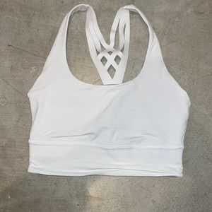 WHITE LULULEMON SPORTS BRA 🤍